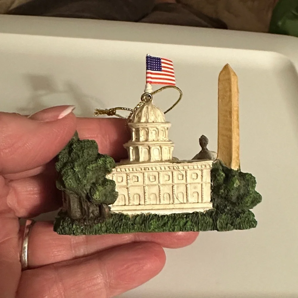 Kurt S Adler Washington DC Christmas Ornament Patriotic Souvenir
